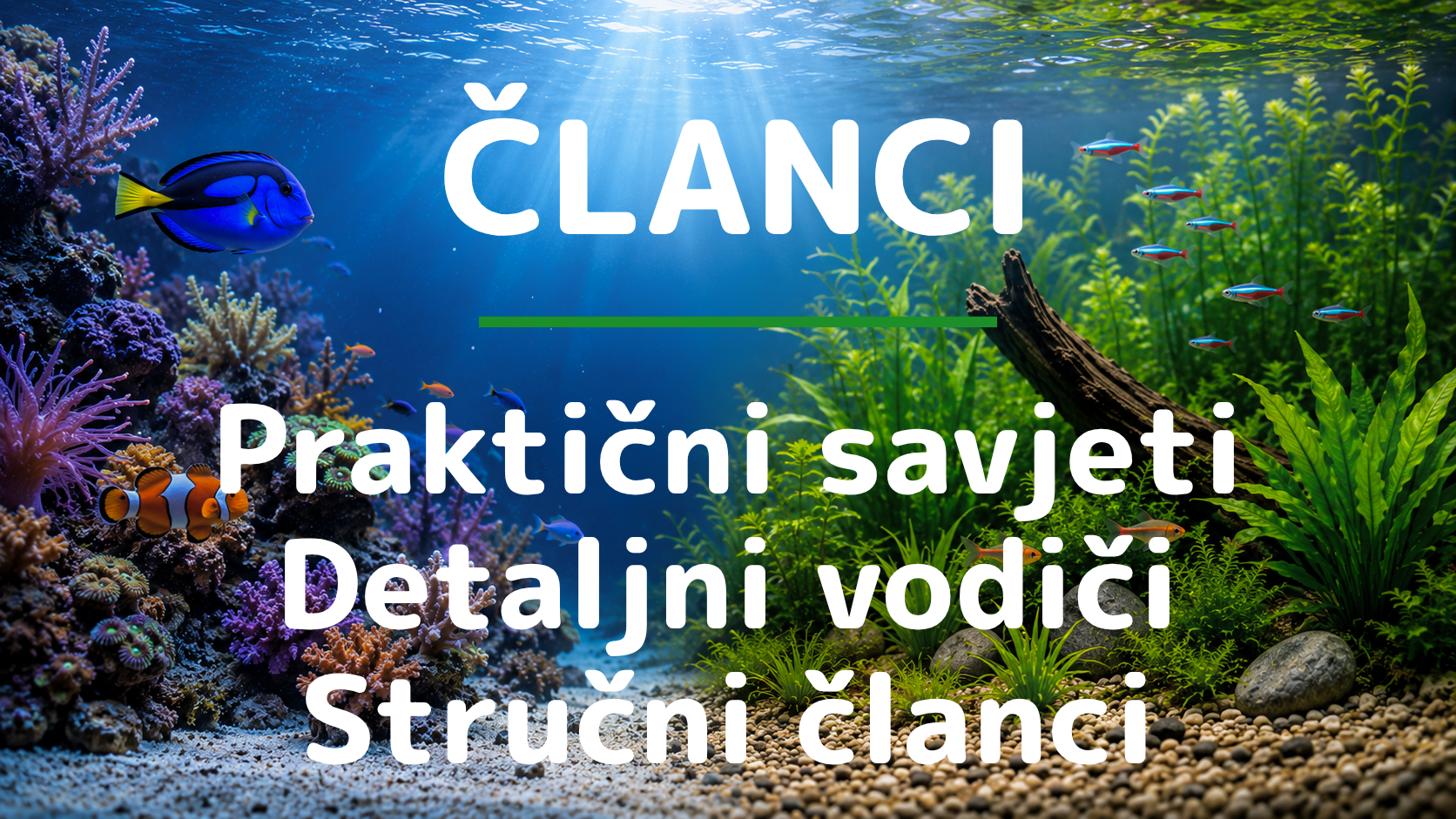 Sladkovodni akvarij za začetnike